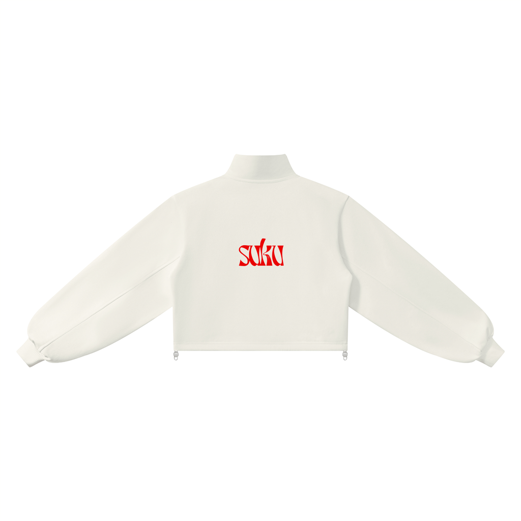 Women’s Mock-Neck Quarter-Zip Sweatshirt