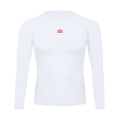 Suku performance long sleeve T-shirt in black, lightweight athletic top with logo on chest, suitable for active wear and workouts.