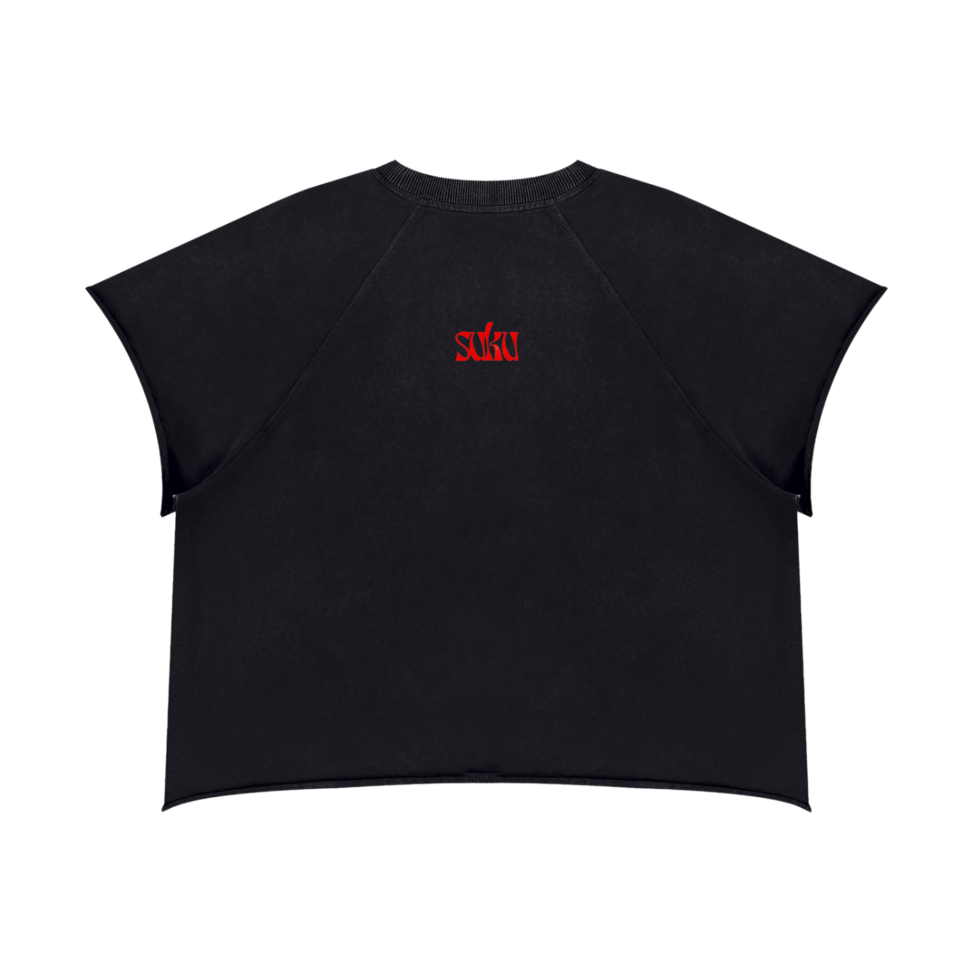 Vintage Wash Raw Edge Boxy T-Shirt