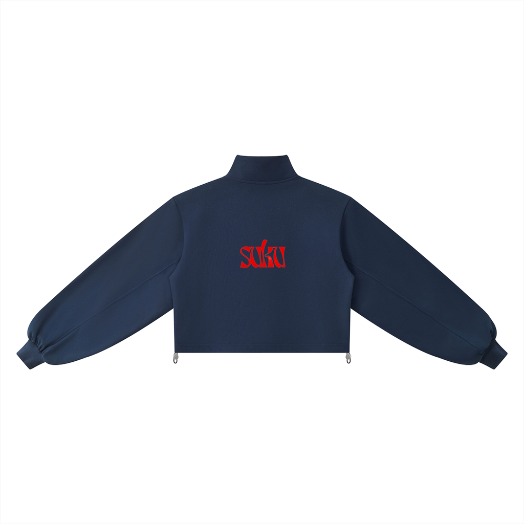 Women’s Mock-Neck Quarter-Zip Sweatshirt