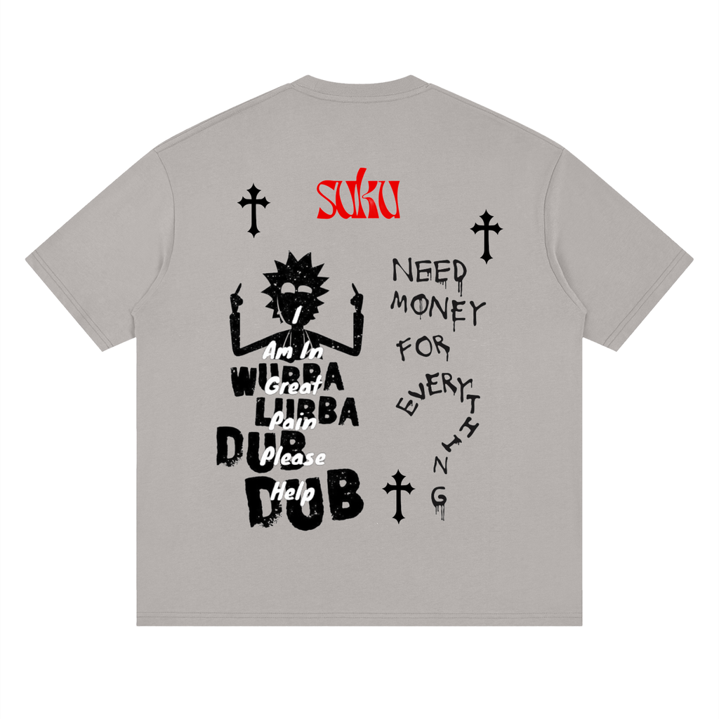 Suku Streetwear Loose Drop Shoulder T-Shirt