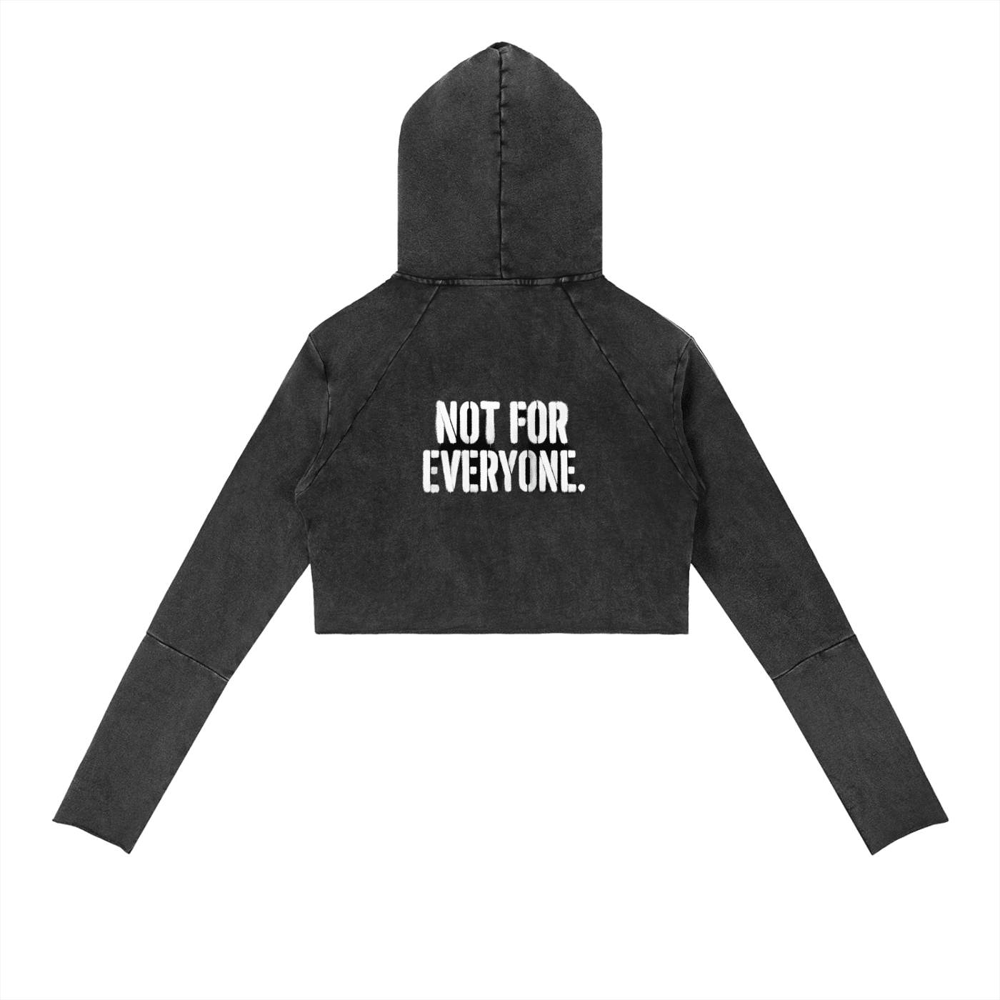 Women's vintage washed raw edge hoodie by Suku, showcasing distressed fabric and relaxed fit in a limited edition design.
