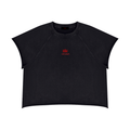 Vintage Wash Raw Edge Boxy T-Shirt