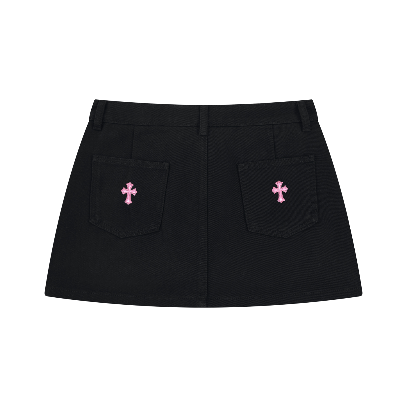 Women's Studded Denim Mini Skirt