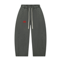 SUKU Mineral Wash Barrel Leg Pants