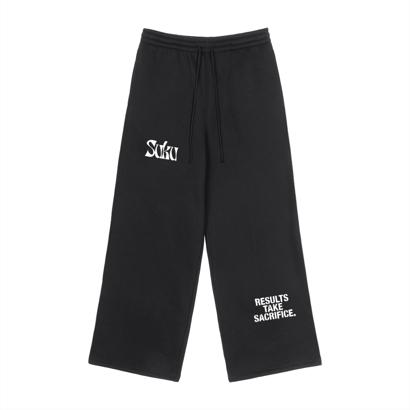 Drawstring Straight-Leg Sweatpants - Suku