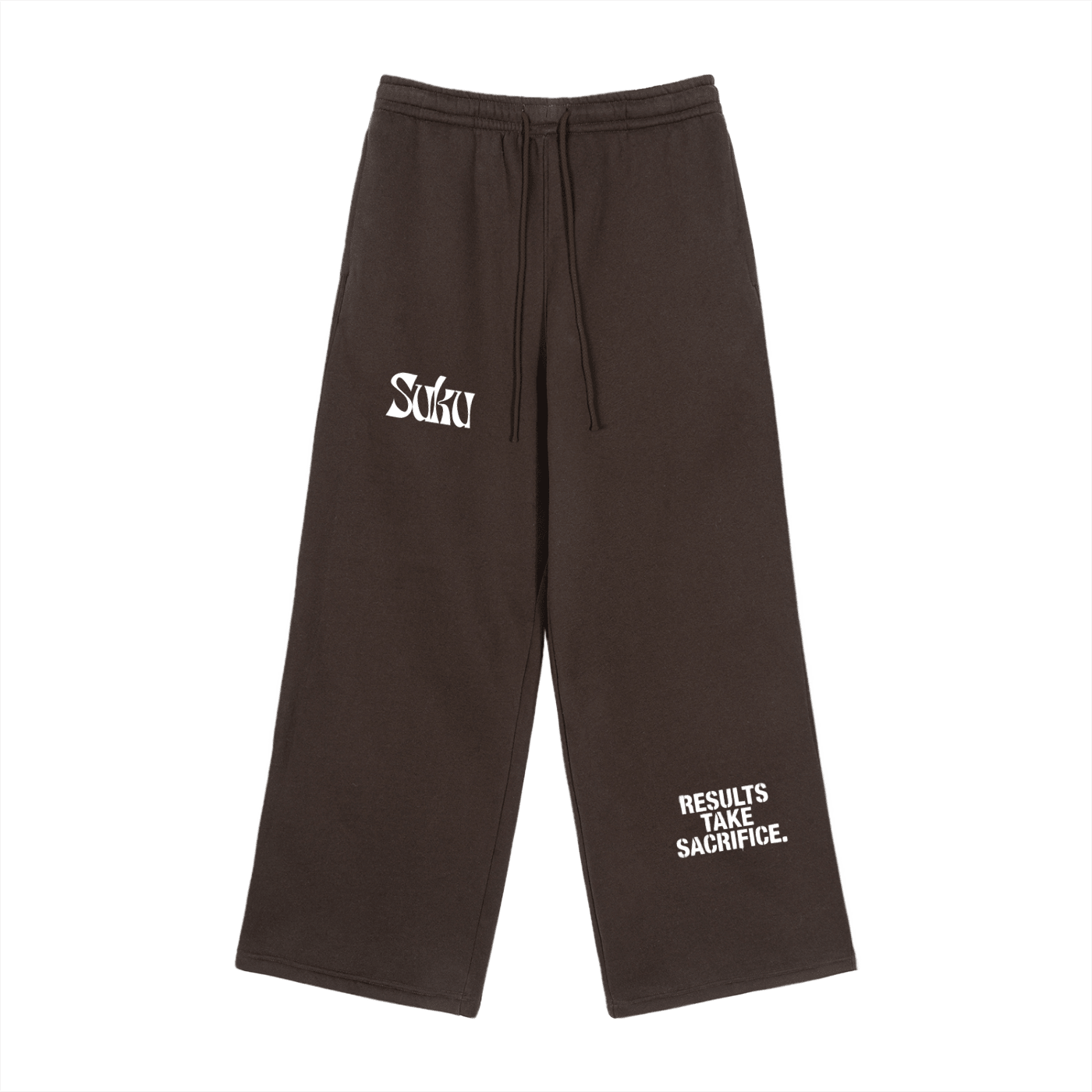 Drawstring Straight-Leg Sweatpants - Suku