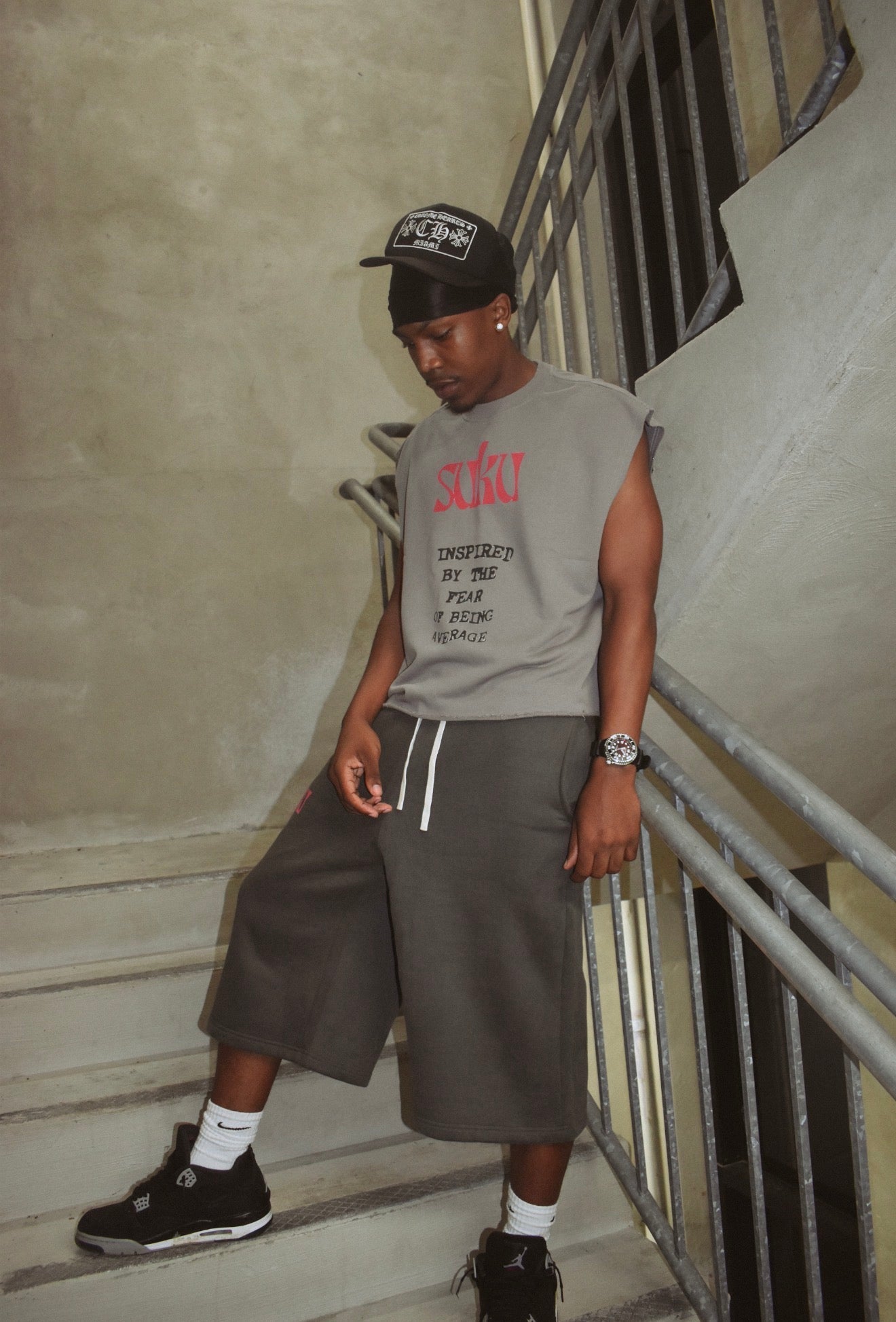 Inspired by the Fear of Being Average Tank Top - Suku