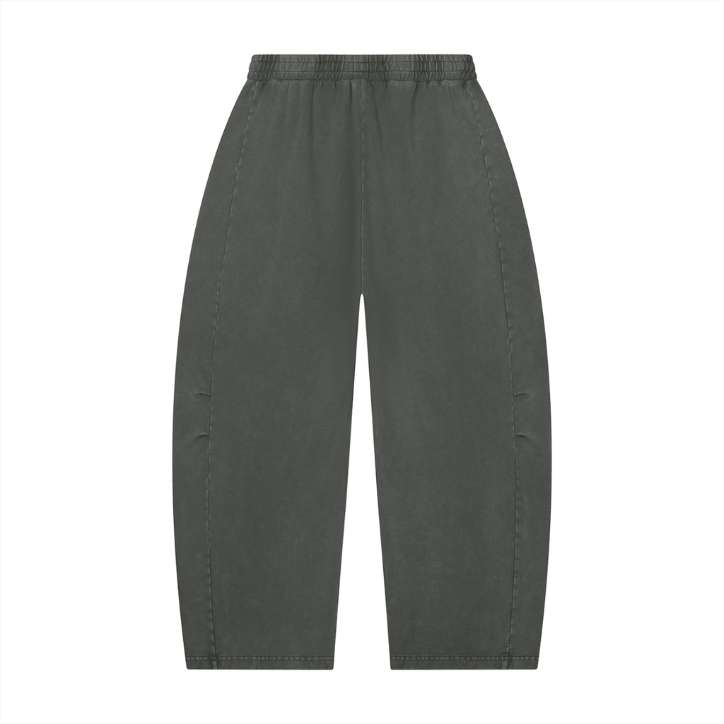 Mineral Wash Barrel Leg Pants - Suku
