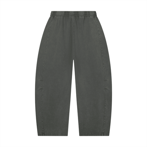 Mineral Wash Barrel Leg Pants - Suku