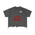 Suku Vintage Wash Boxy Distressed Hem T-Shirt - Suku